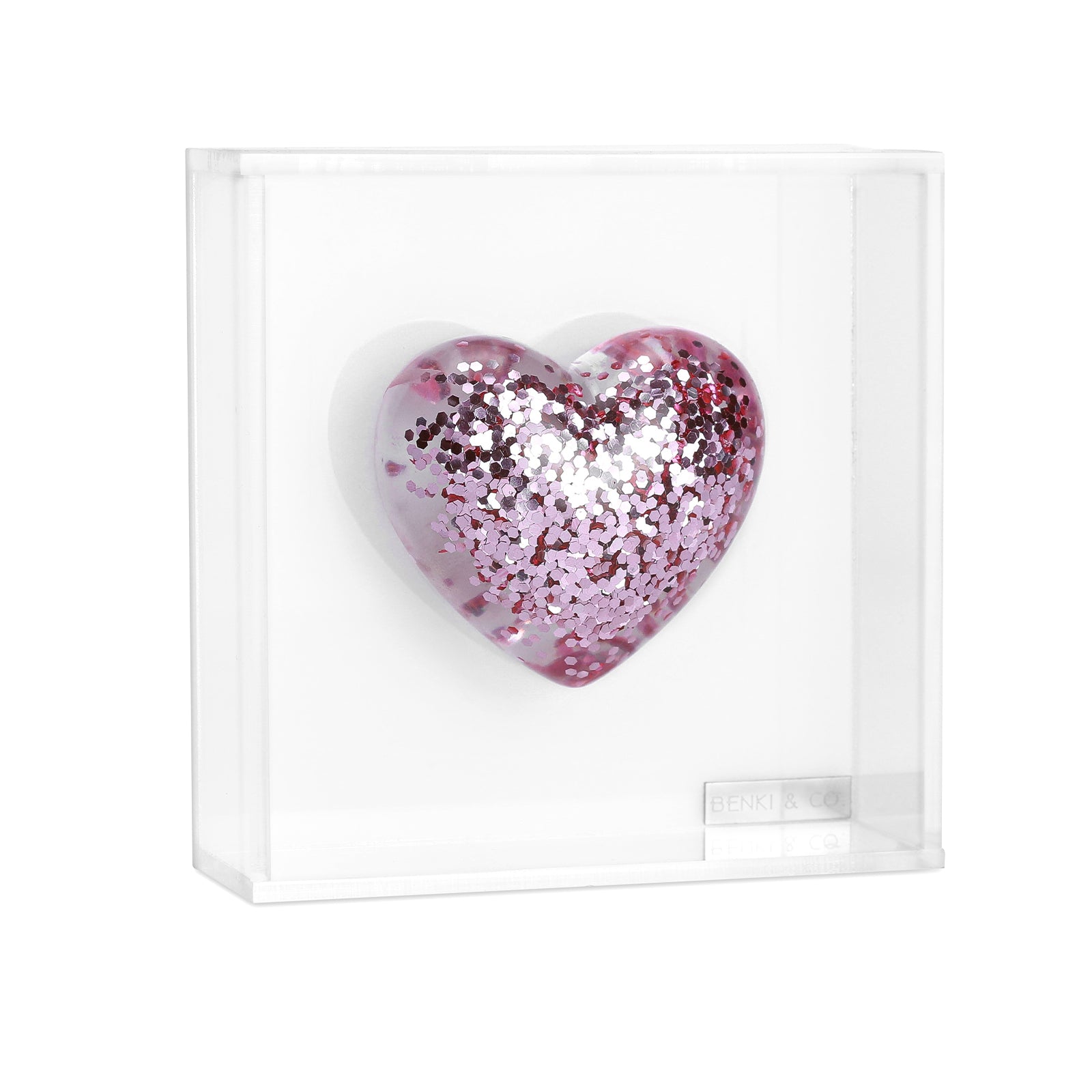 Cuadro Corazón Redondo 13x13x4