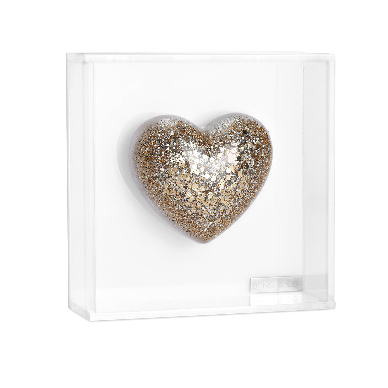 Cuadro Corazón Redondo 13x13x4