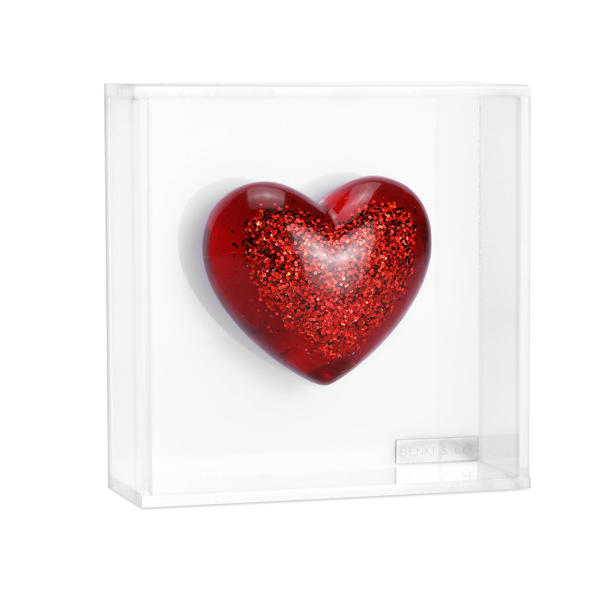 Cuadro Corazón Redondo 13x13x4