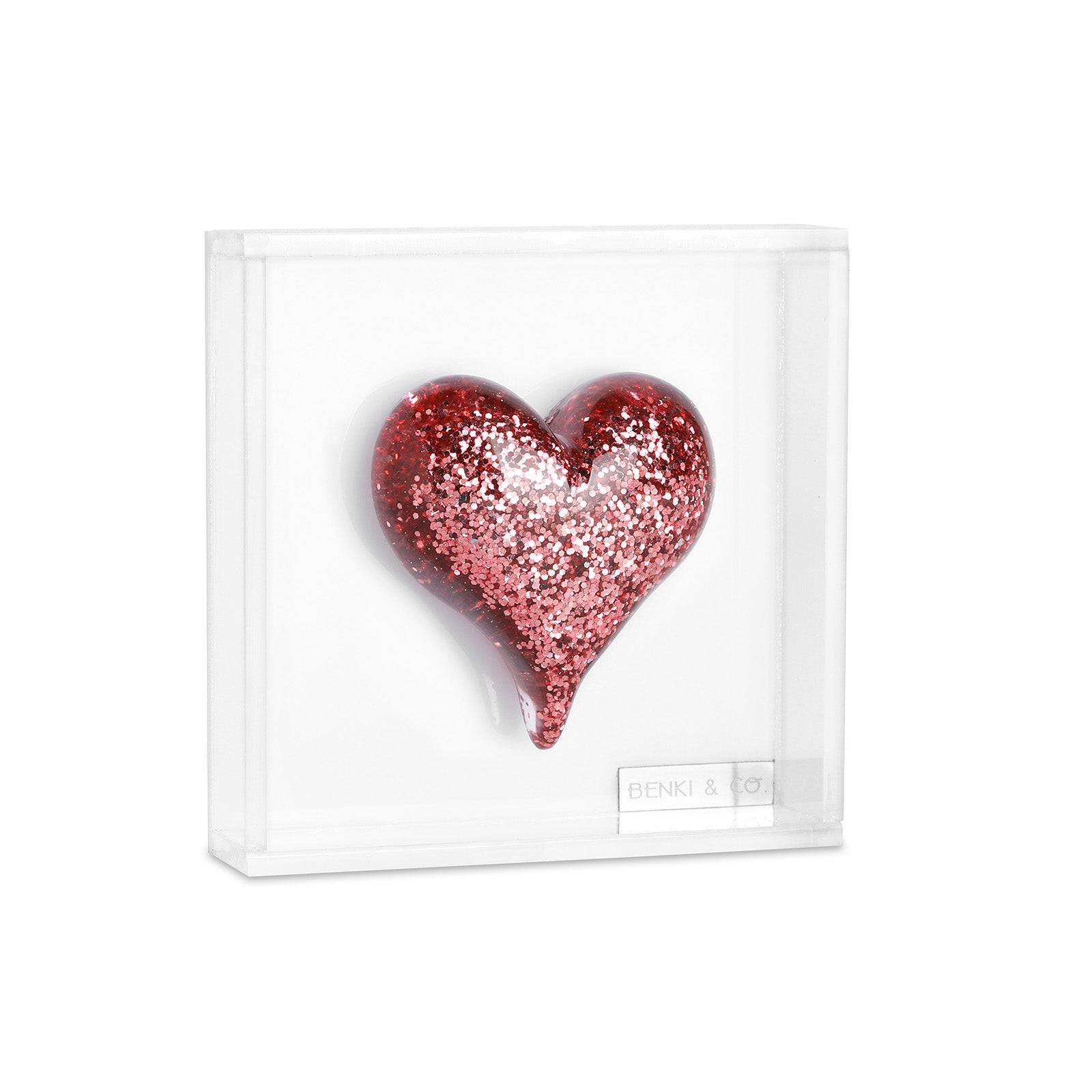 Cuadro Corazón Gota 11x11