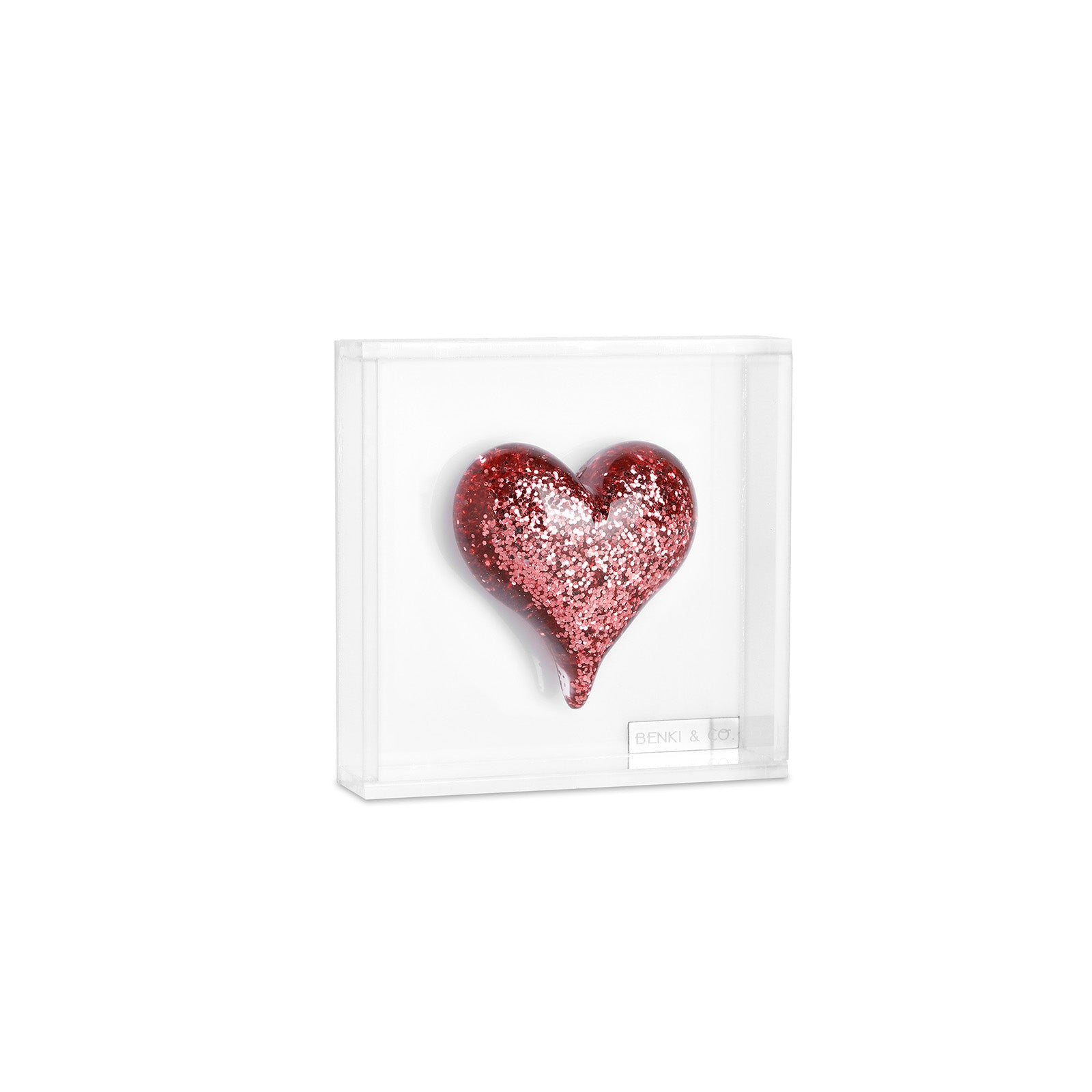 Cuadro Corazón Gota 8x8