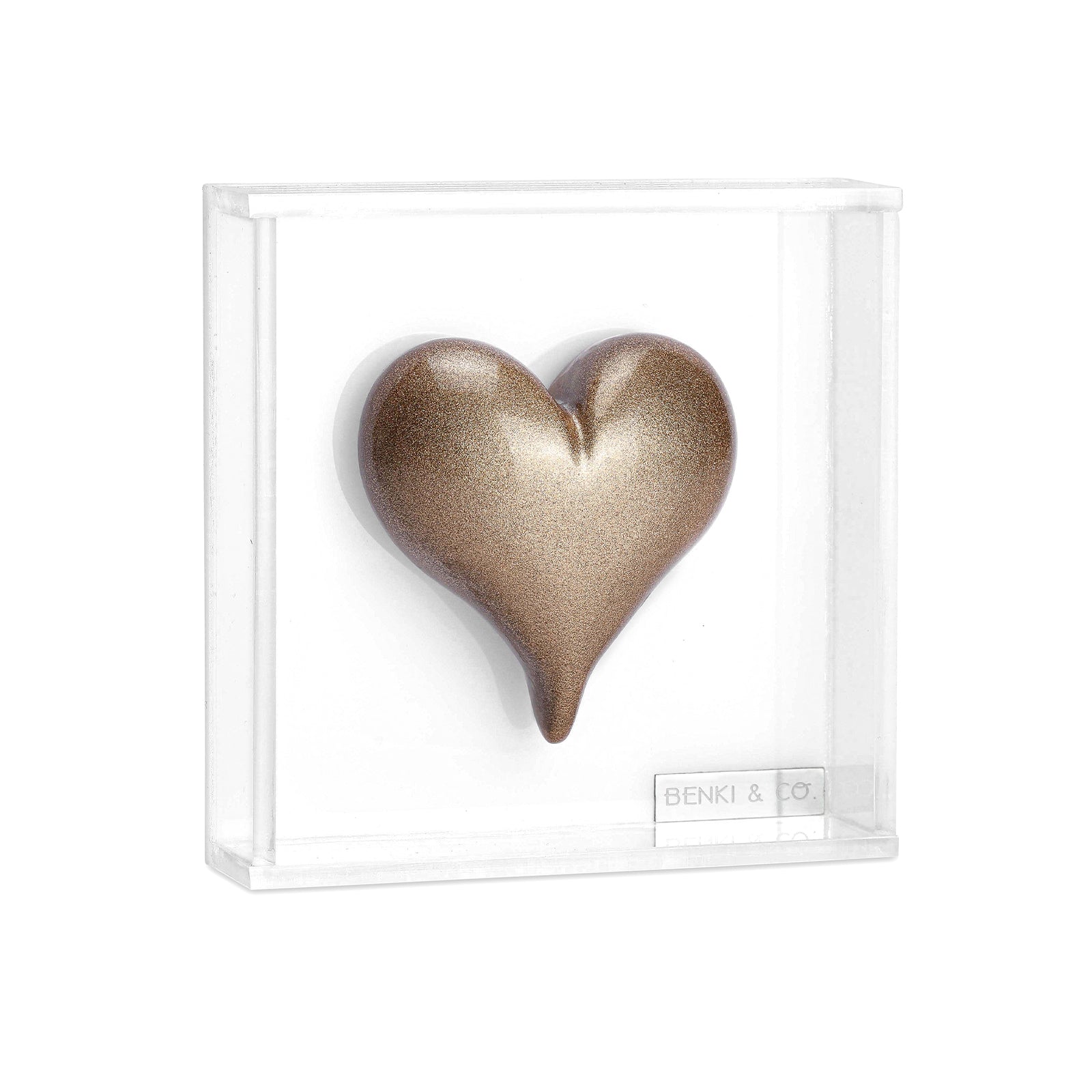 Cuadro Corazón Gota 11x11