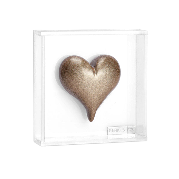 Cuadro Corazón Gota 11x11
