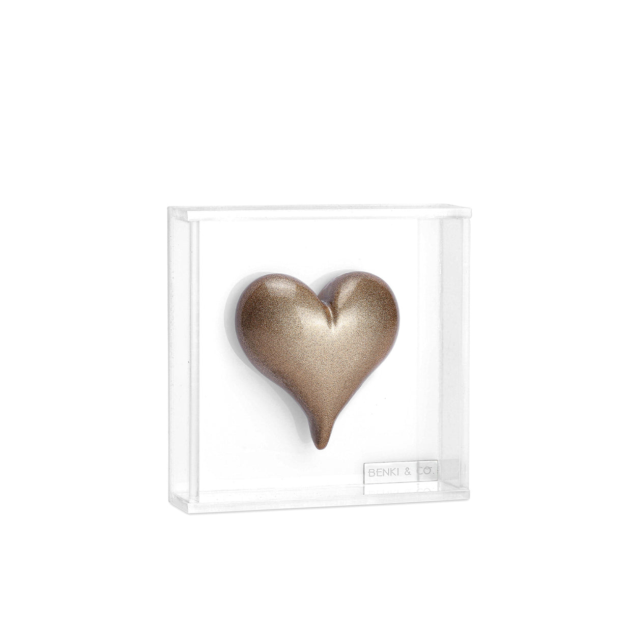 Cuadro Corazón Gota 8x8