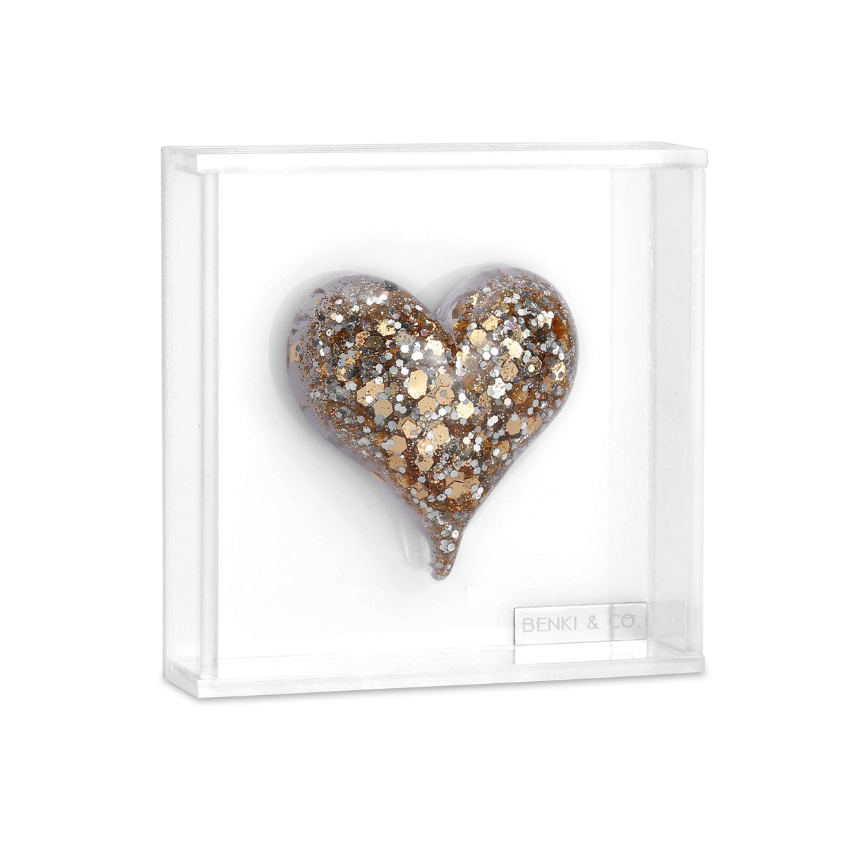 Cuadro Corazón Gota 11x11