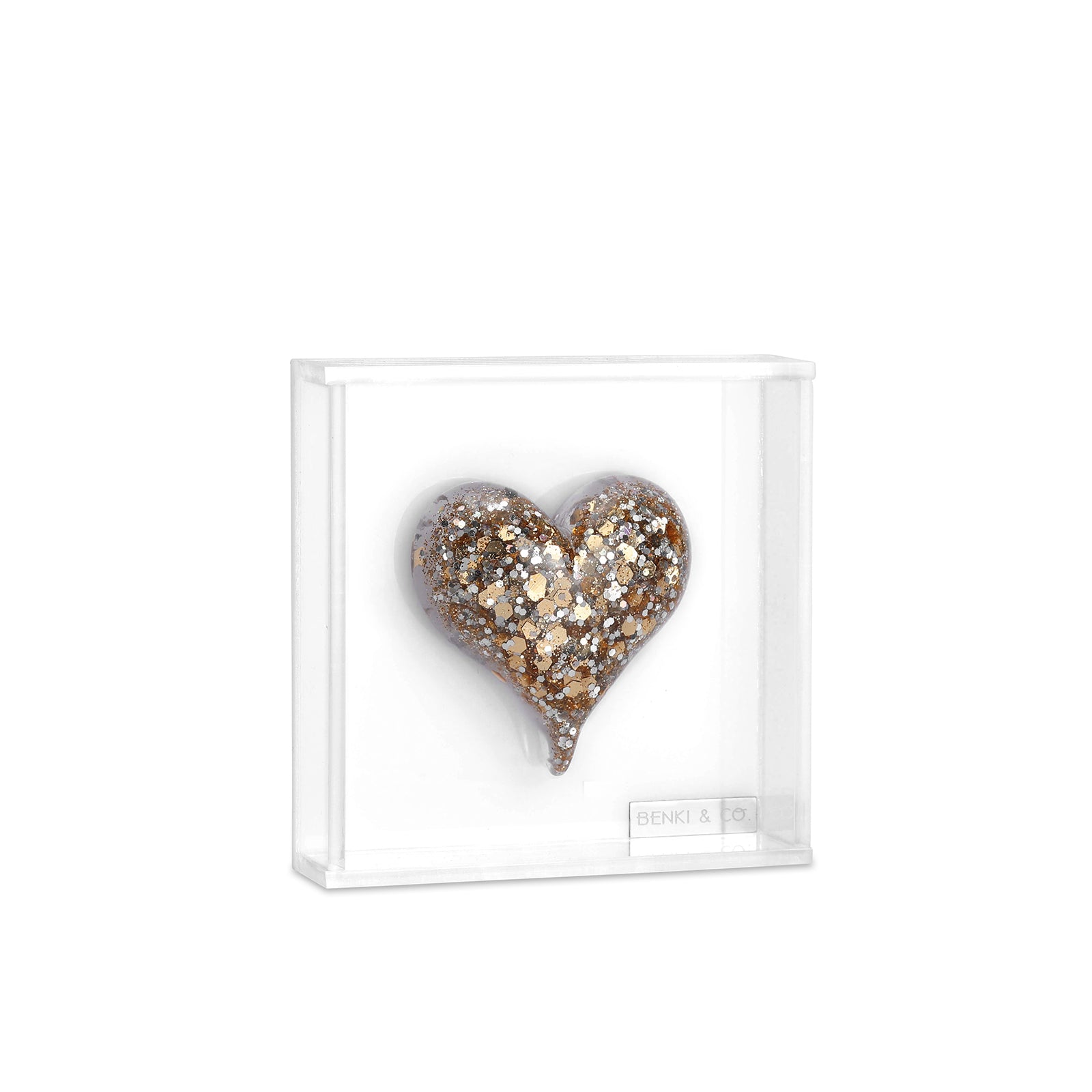 Cuadro Corazón Gota 8x8