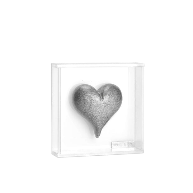 Cuadro Corazón Gota 8x8