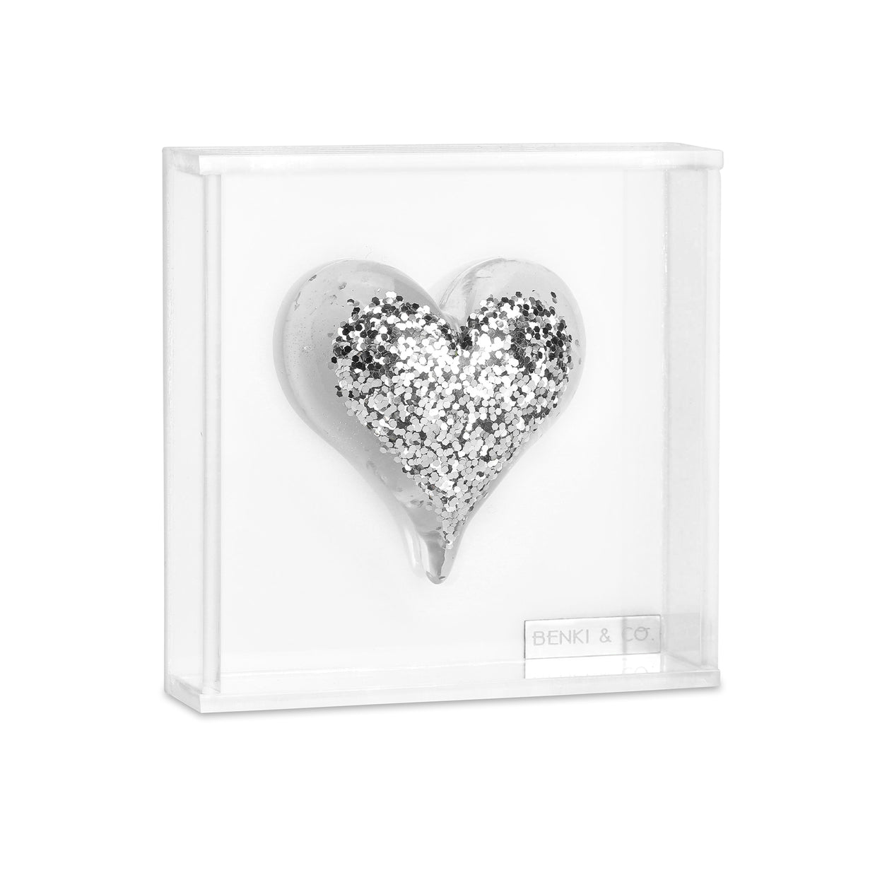 Cuadro Corazón Gota 11x11