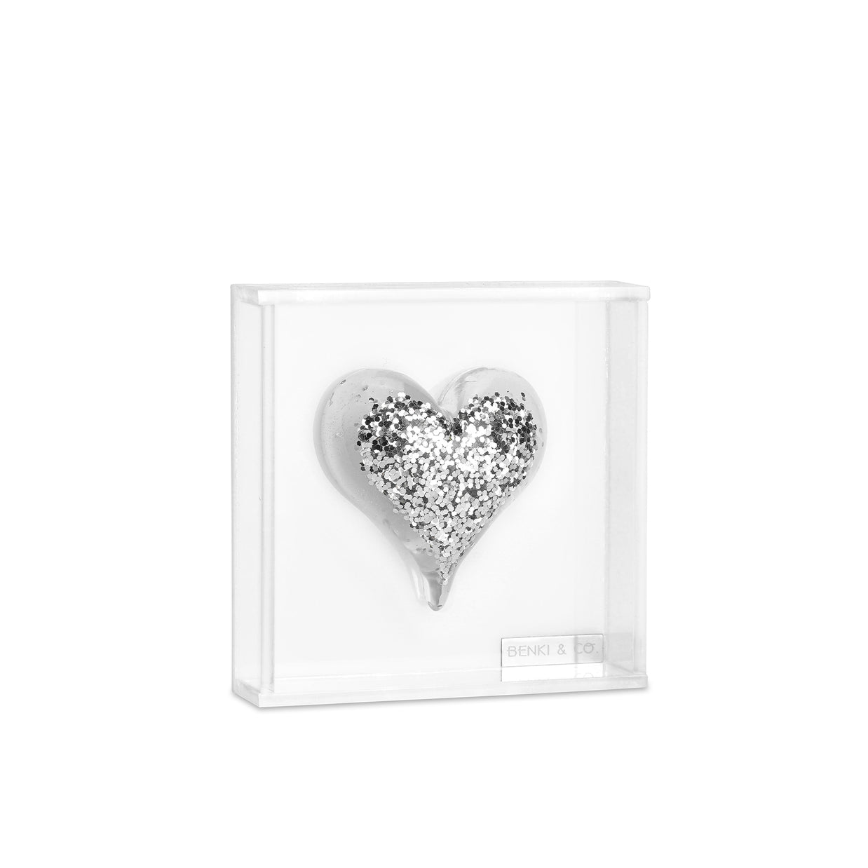 Cuadro Corazón Gota 8x8