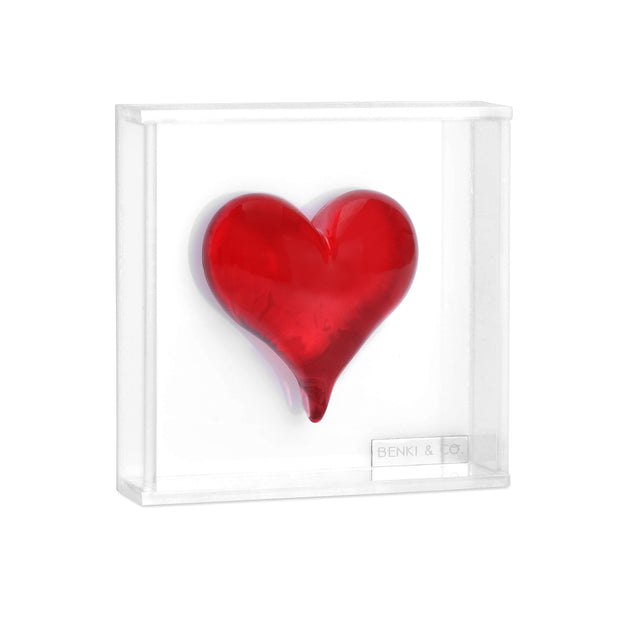 Cuadro Corazón Gota 11x11