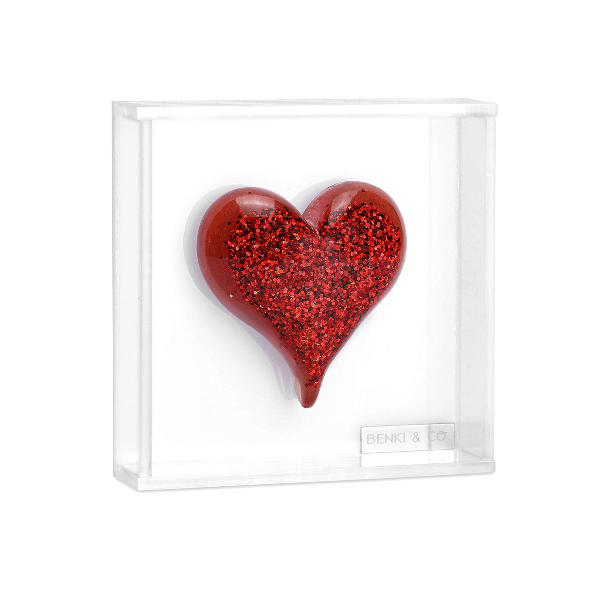 Cuadro Corazón Gota 11x11