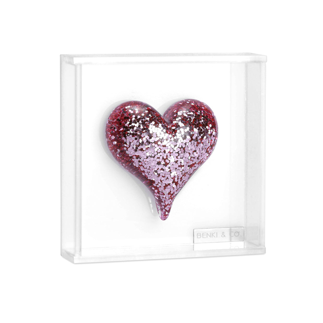 Cuadro Corazón Gota 11x11