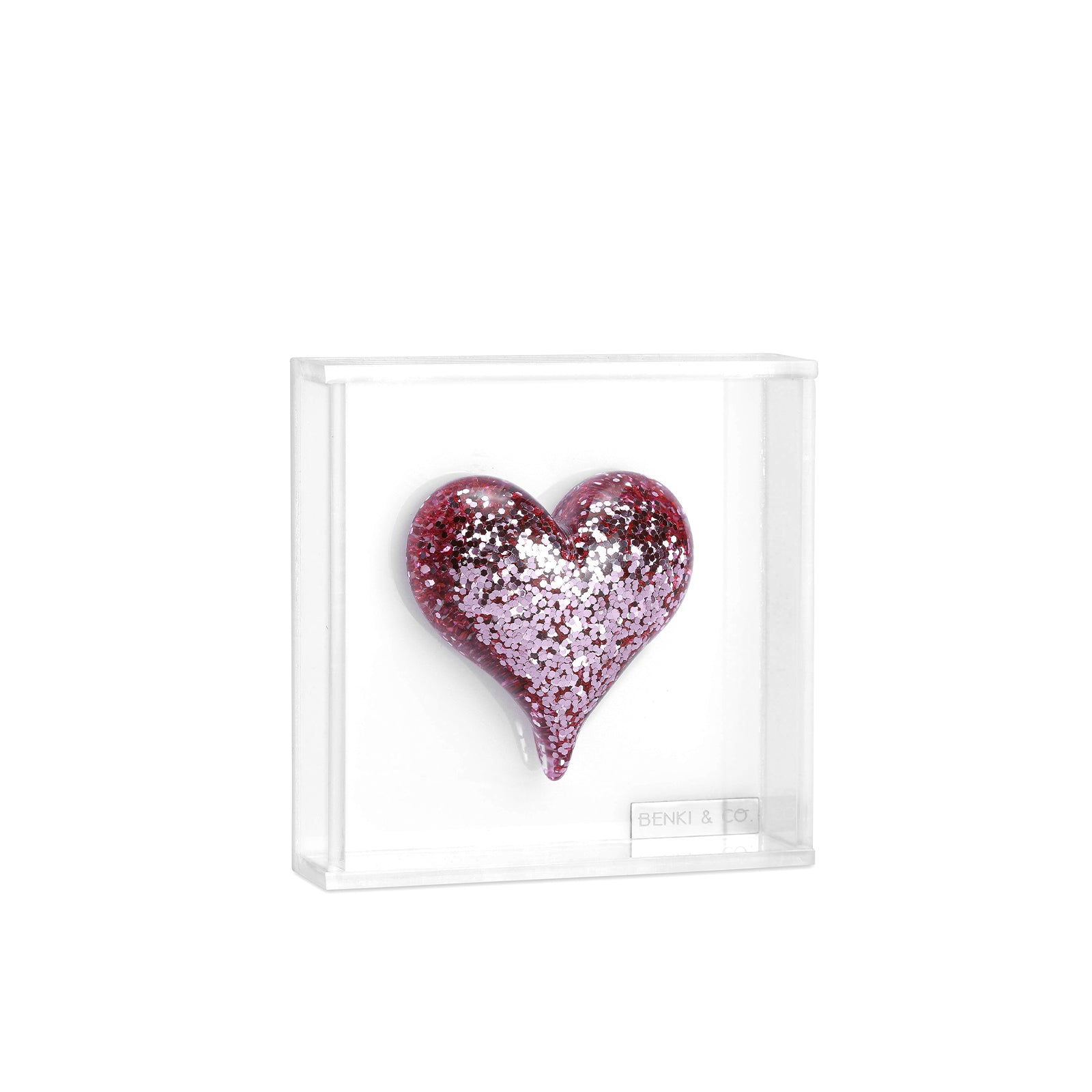 Cuadro Corazón Gota 8x8