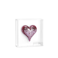 Cuadro Corazón Gota 8x8