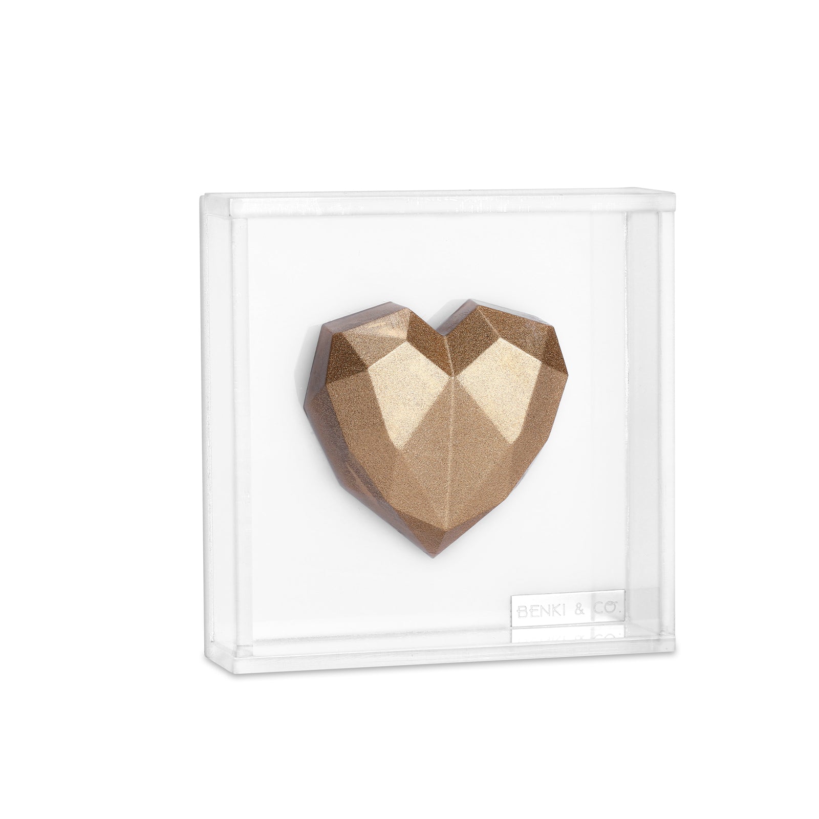 Cuadro Corazón Hexagonal 11x11
