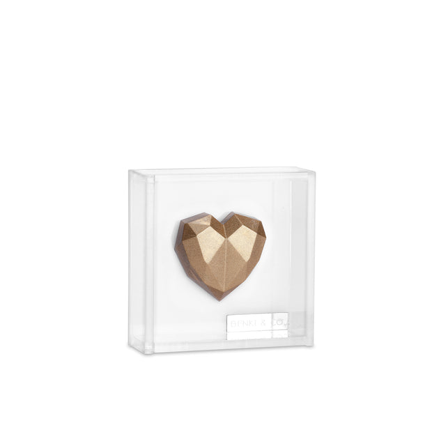 Cuadro Corazón Hexagonal 8x8