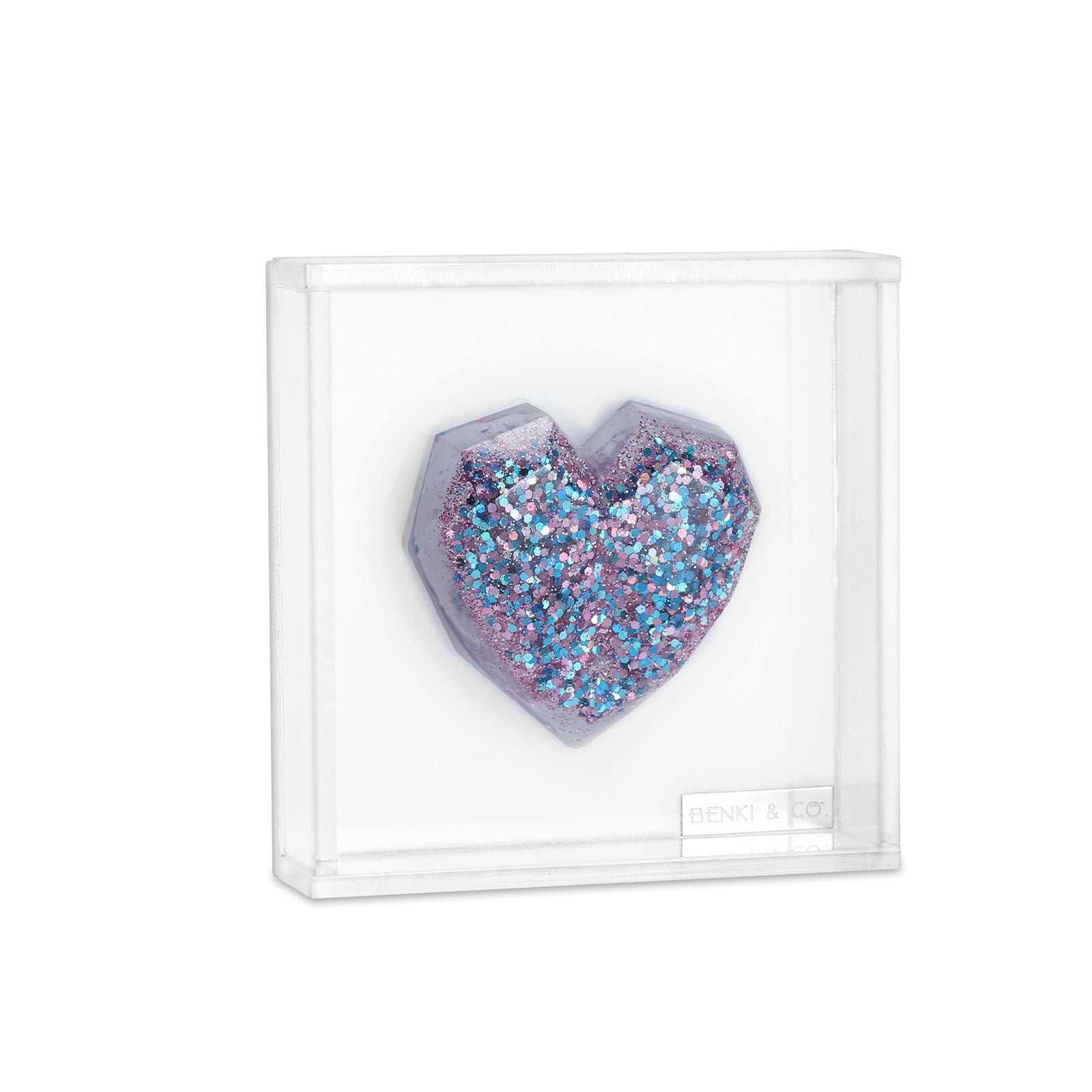 Cuadro Corazón Hexagonal 11x11