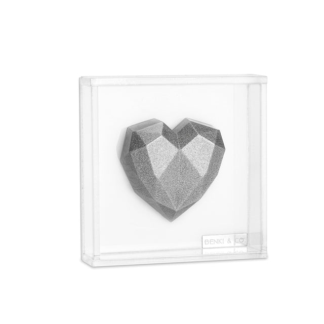 Cuadro Corazón Hexagonal 11x11