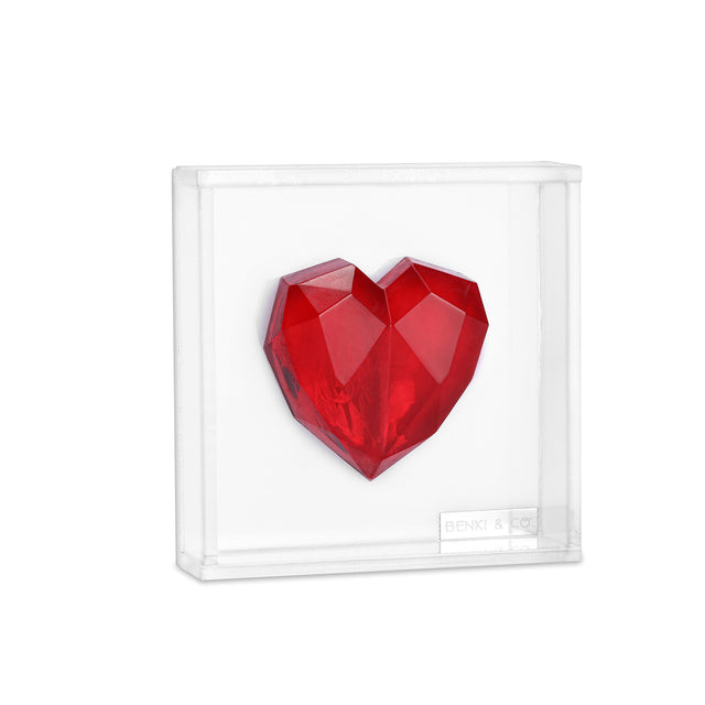 Cuadro Corazón Hexagonal 11x11
