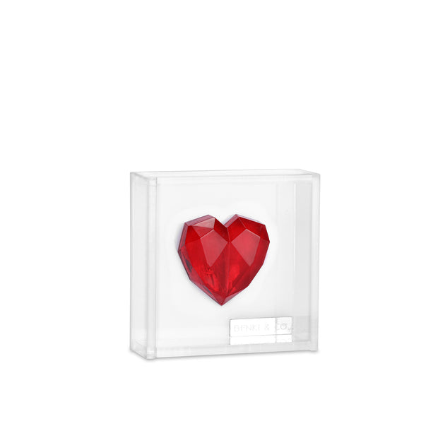 Cuadro Corazón Hexagonal 8x8