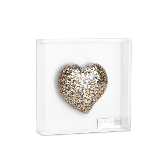 Cuadro Corazón Lágrima 11x11