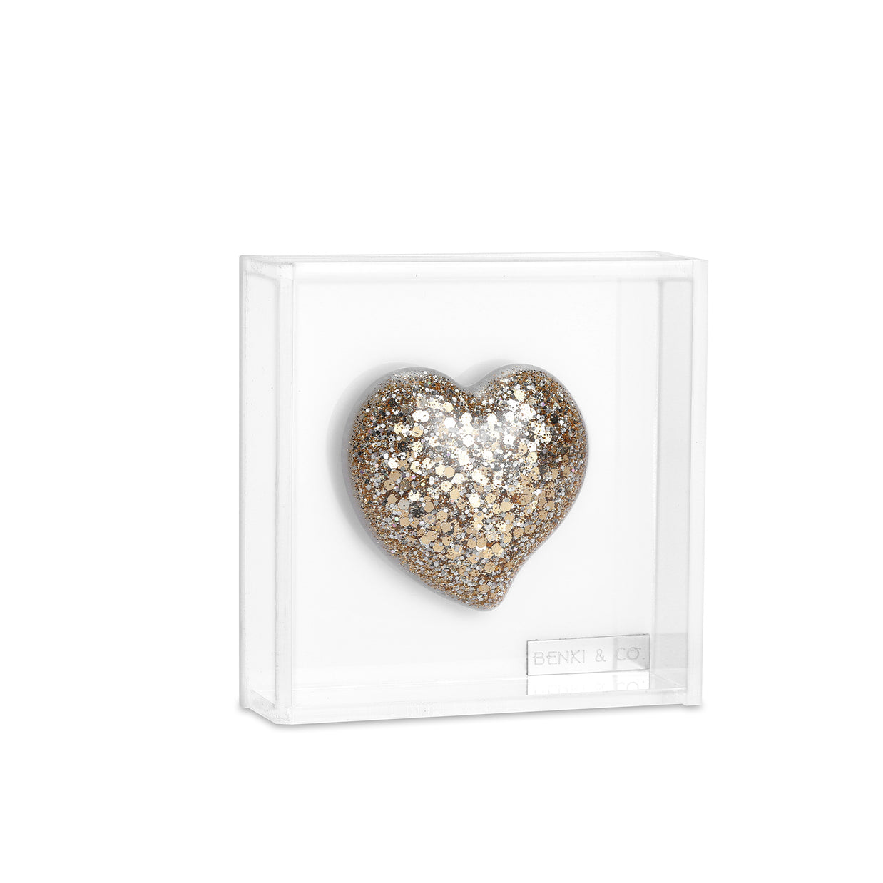 Cuadro Corazón Lágrima 8x8