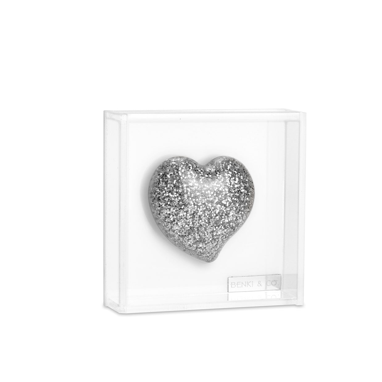 Cuadro Corazón Lágrima 8x8