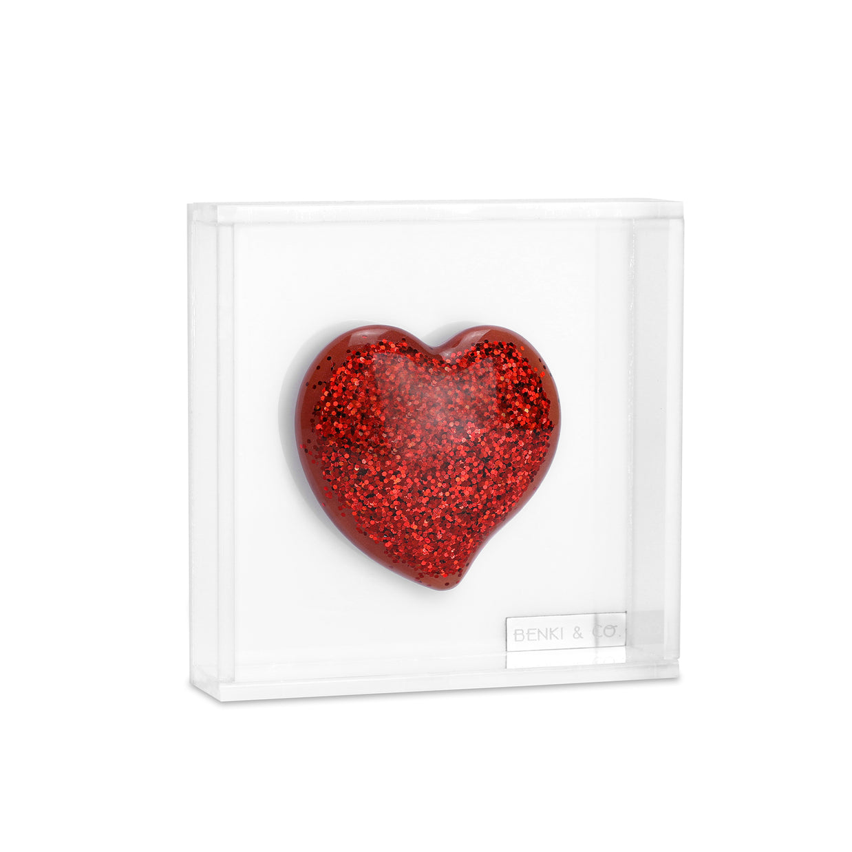 Cuadro Corazón Lágrima 11x11