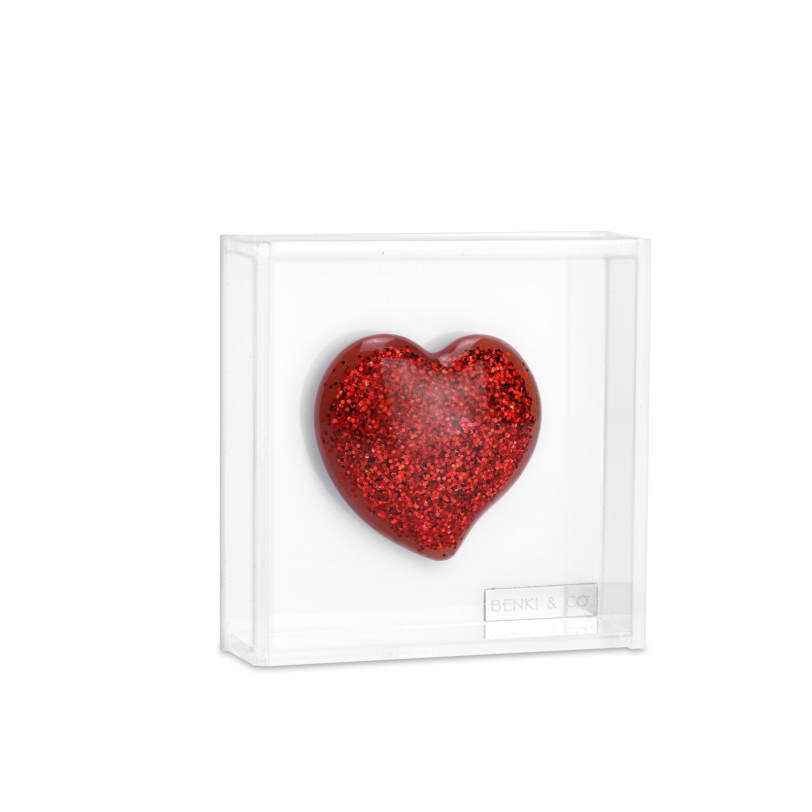 Cuadro Corazón Lágrima 8x8
