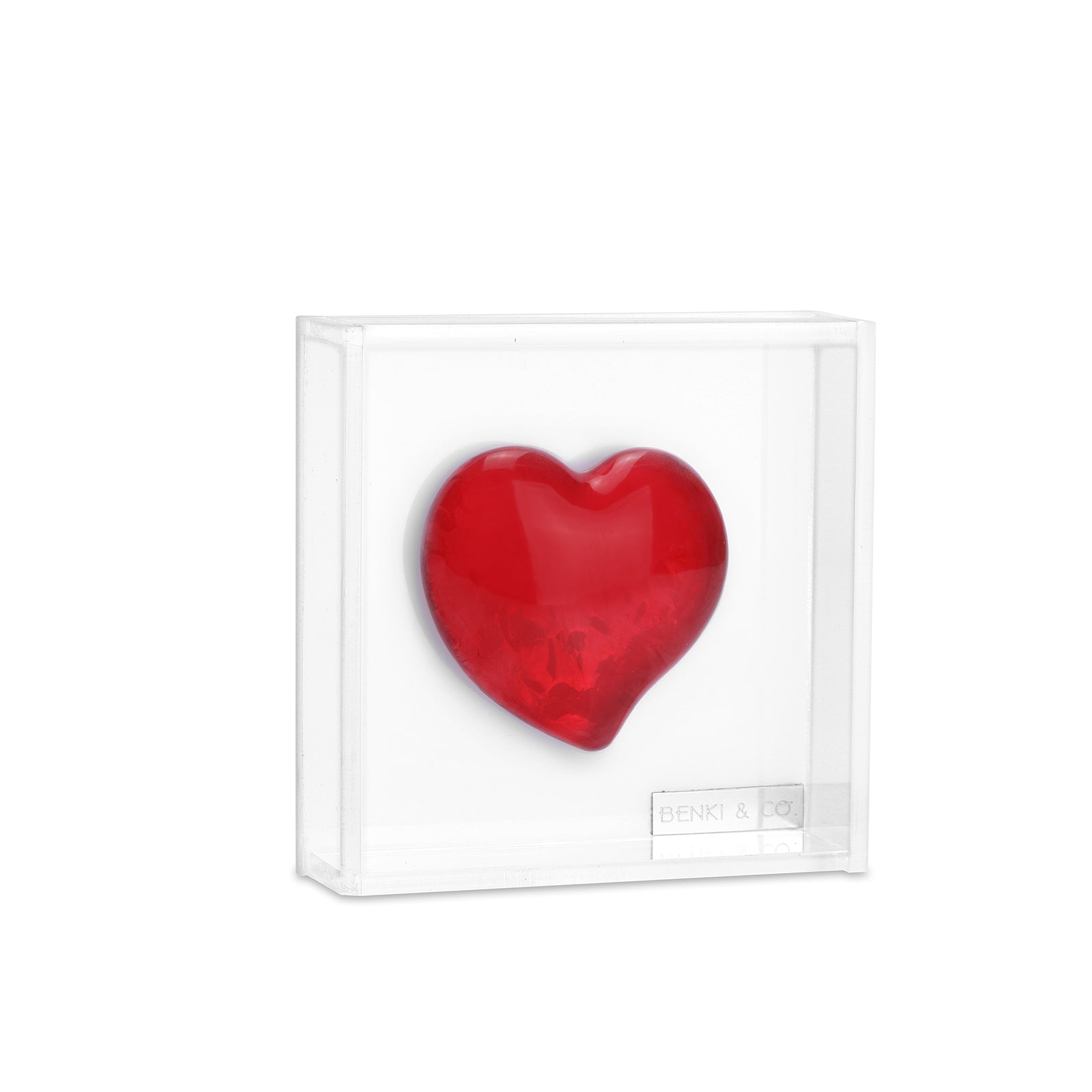 Cuadro Corazón Lágrima 8x8