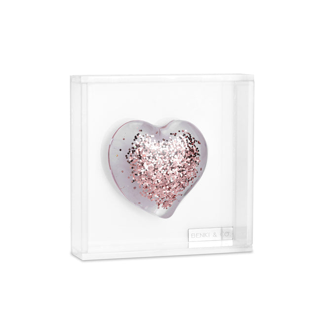 Cuadro Corazón Lágrima 11x11