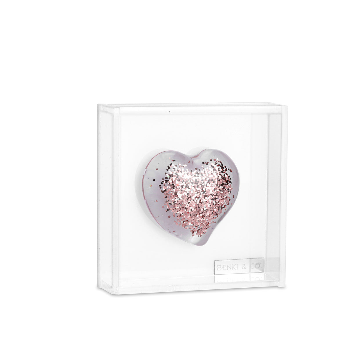 Cuadro Corazón Lágrima 8x8