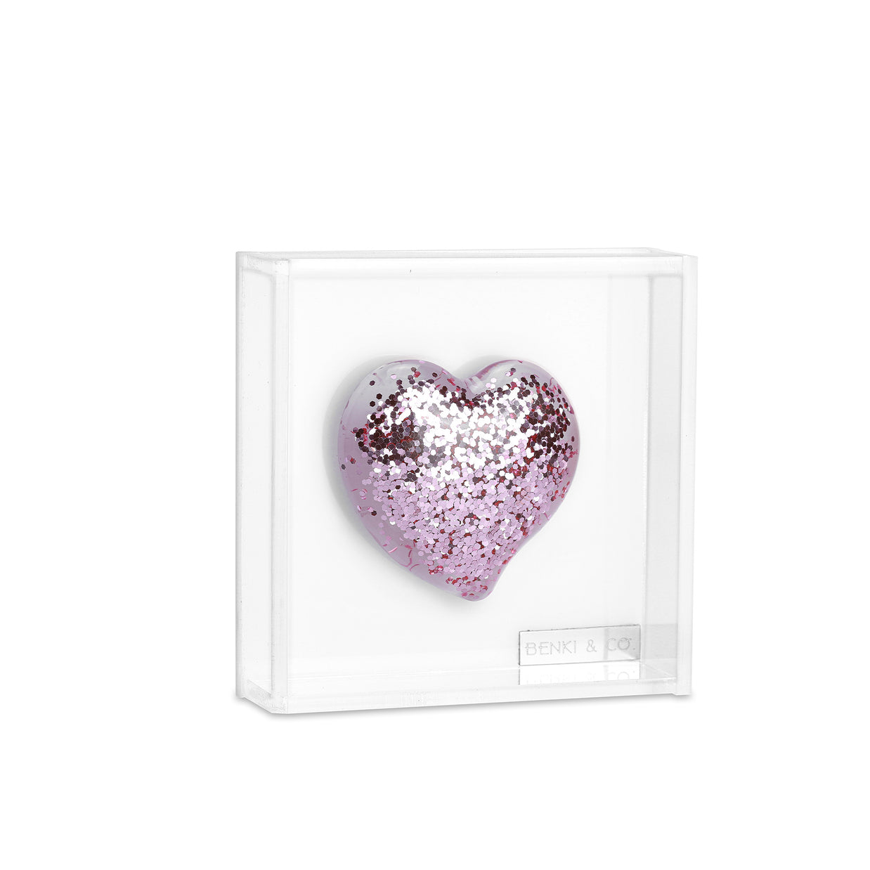 Cuadro Corazón Lágrima 8x8