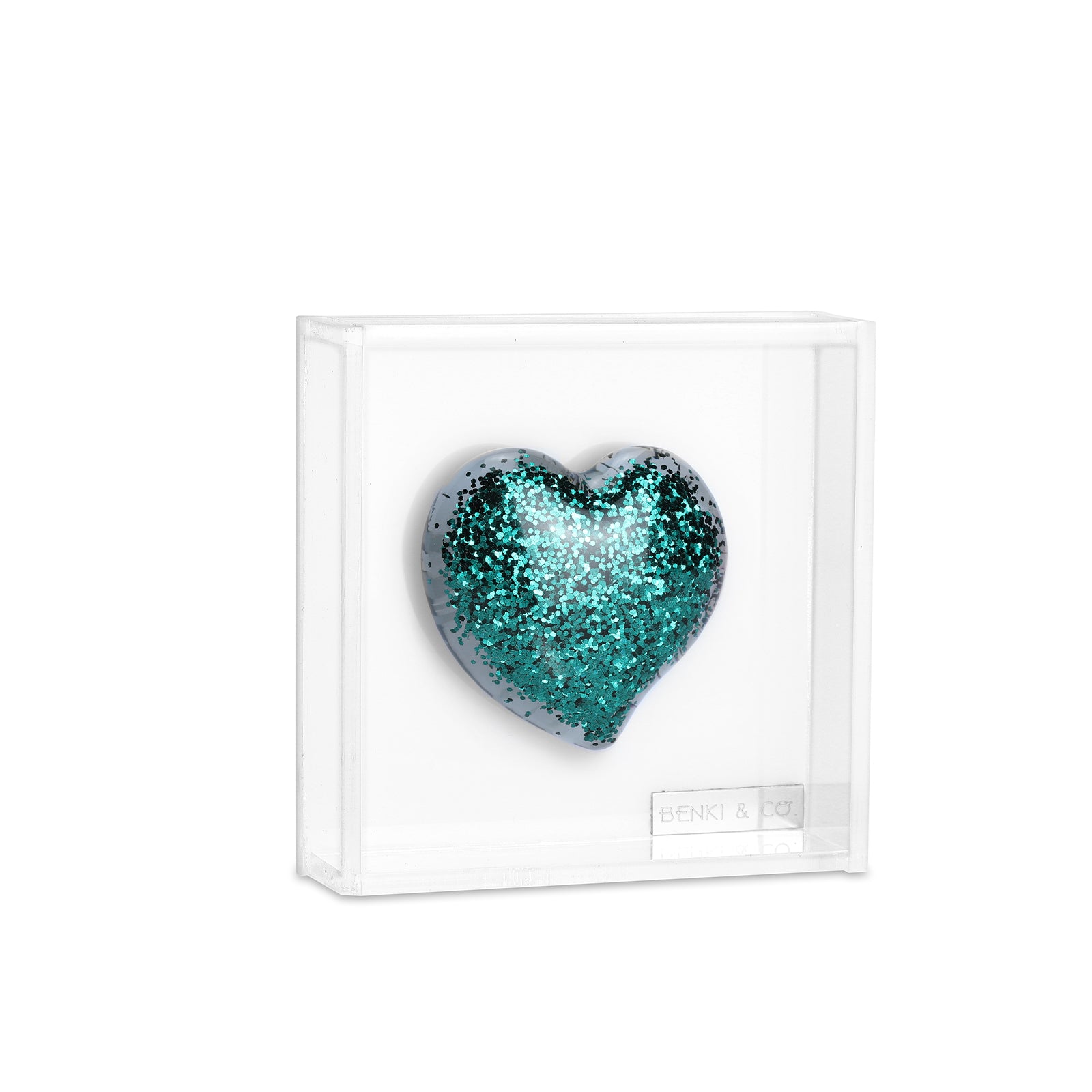 Cuadro Corazón Lágrima 8x8