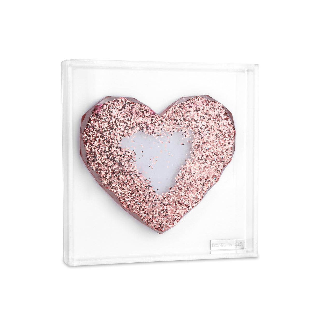 Cuadro Corazón Plano 15x15