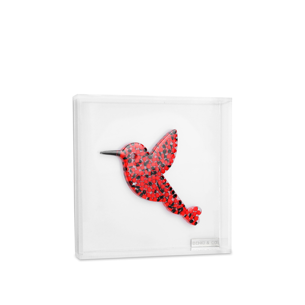 Cuadro Colibrí con Huayruros