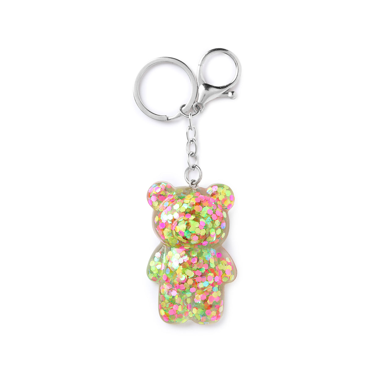 Llavero Teddy Bear con Brillos