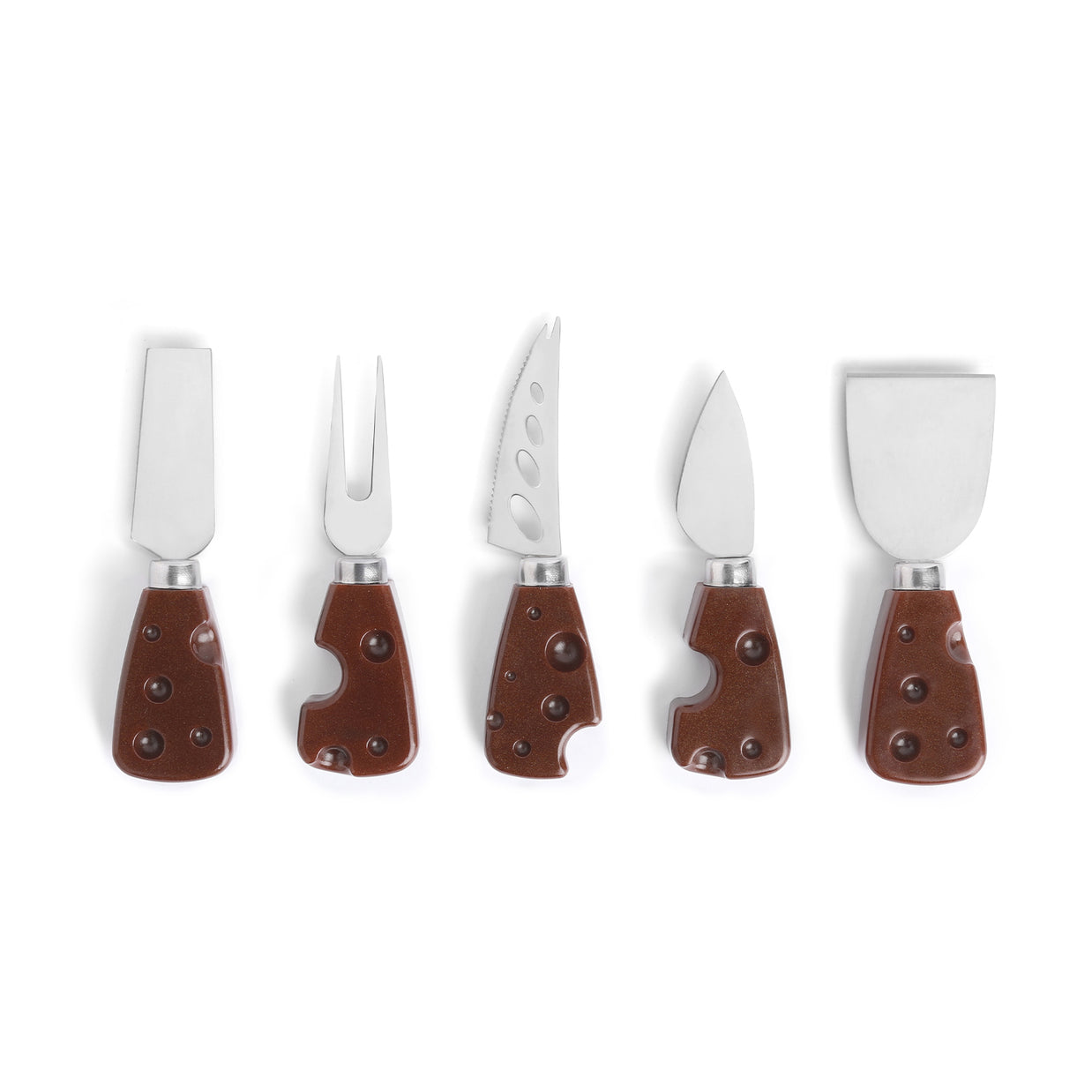Set x5 de Cuchillos modelo Queso