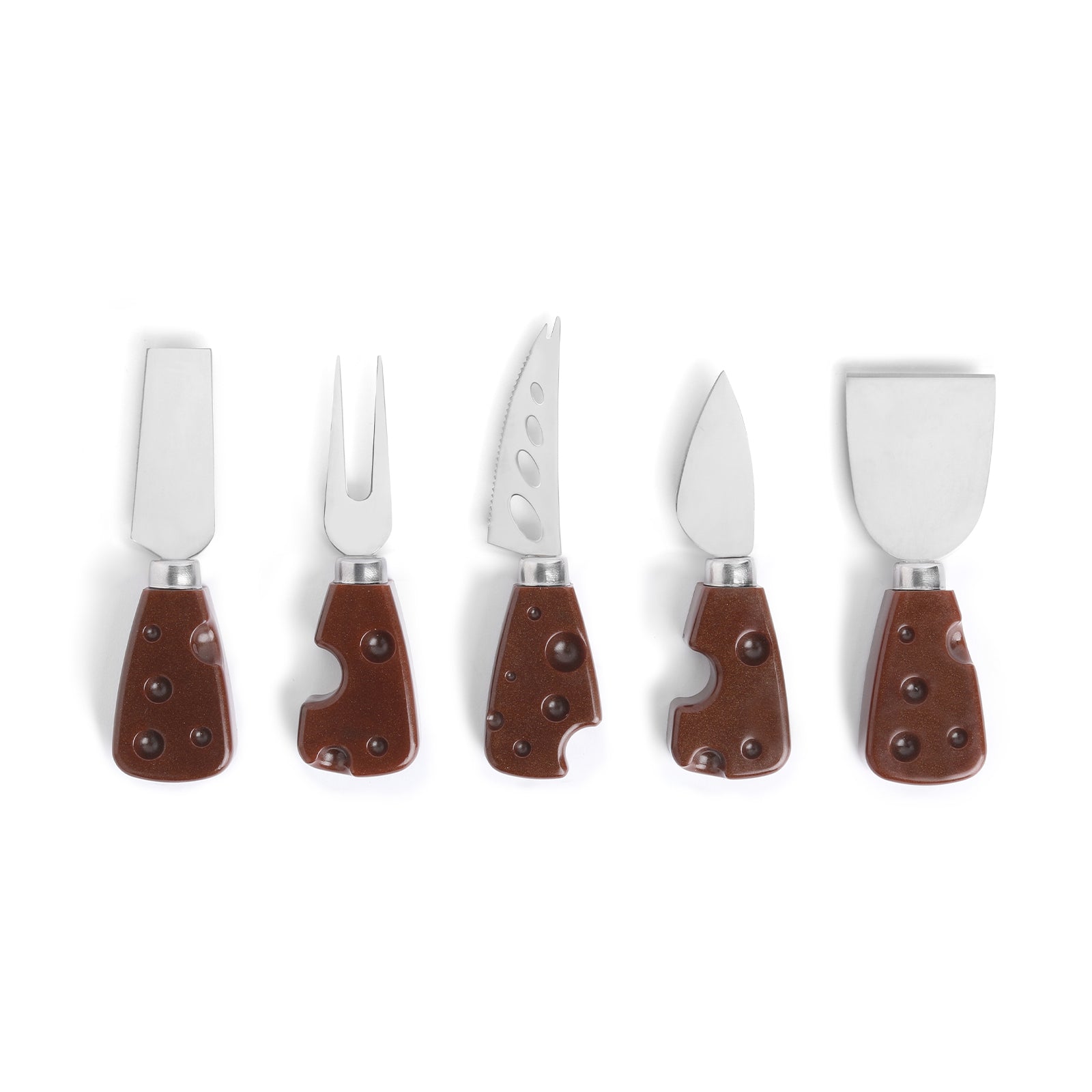 Set x5 de Cuchillos modelo Queso